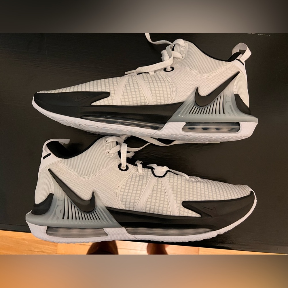 Nike White and Black Athletic Shoes